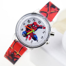 Load image into Gallery viewer, Princess Elsa Children Watches Spiderman Colorful Light Source Boys Watch Girls Kids Party Gift Clock Wrist Relogio Feminino - Hanzlah Naik
