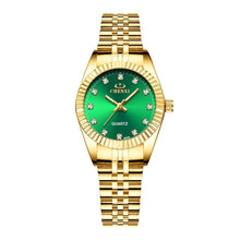 Load image into Gallery viewer, CHENXI Luxury Couple Watch Golden Fashion Stainless Steel Lovers Watch Quartz Wrist Watches For Women & Men Analog Wristwatch - Hanzlah Naik