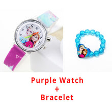 Load image into Gallery viewer, Princess Elsa Children Watches Spiderman Colorful Light Source Boys Watch Girls Kids Party Gift Clock Wrist Relogio Feminino - Hanzlah Naik
