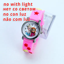 Load image into Gallery viewer, Princess Elsa Children Watches Spiderman Colorful Light Source Boys Watch Girls Kids Party Gift Clock Wrist Relogio Feminino - Hanzlah Naik