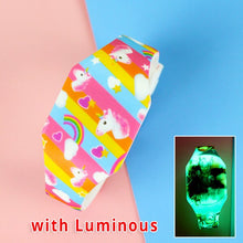 Load image into Gallery viewer, 2020 Luminous Spiderman Kids Watches Girls Princess Avengers Cartoon Pattern LED Boys Watch Reloj Infantil Wristwatches - Hanzlah Naik