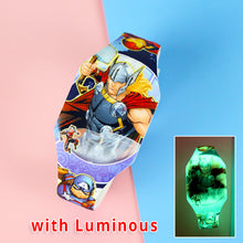 Load image into Gallery viewer, 2020 Luminous Spiderman Kids Watches Girls Princess Avengers Cartoon Pattern LED Boys Watch Reloj Infantil Wristwatches - Hanzlah Naik