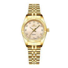 Load image into Gallery viewer, CHENXI Luxury Couple Watch Golden Fashion Stainless Steel Lovers Watch Quartz Wrist Watches For Women &amp; Men Analog Wristwatch - Hanzlah Naik
