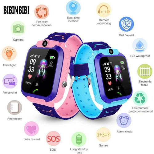 2020 kids watches SOS GPS/LBS location Multifunction smart watch waterproof smartwatch for kids For IOS Android Kids Smart Watch - Hanzlah Naik