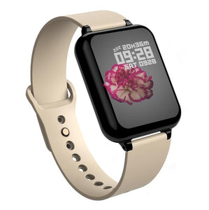 B57 I5 fitness tracker smart watch Waterproof Sport For IOS Android phone Smartwatch Heart Rate Monitor Blood Pressure Functions - Hanzlah Naik