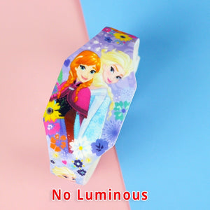 2020 Luminous Spiderman Kids Watches Girls Princess Avengers Cartoon Pattern LED Boys Watch Reloj Infantil Wristwatches - Hanzlah Naik