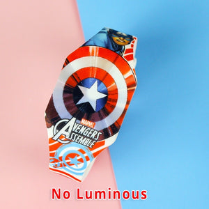 2020 Luminous Spiderman Kids Watches Girls Princess Avengers Cartoon Pattern LED Boys Watch Reloj Infantil Wristwatches - Hanzlah Naik