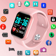 Load image into Gallery viewer, children digital wrist watch girls boys led watches kids WristWatch Android IOS large screen multi-sport mode digital watch Teen - Hanzlah Naik
